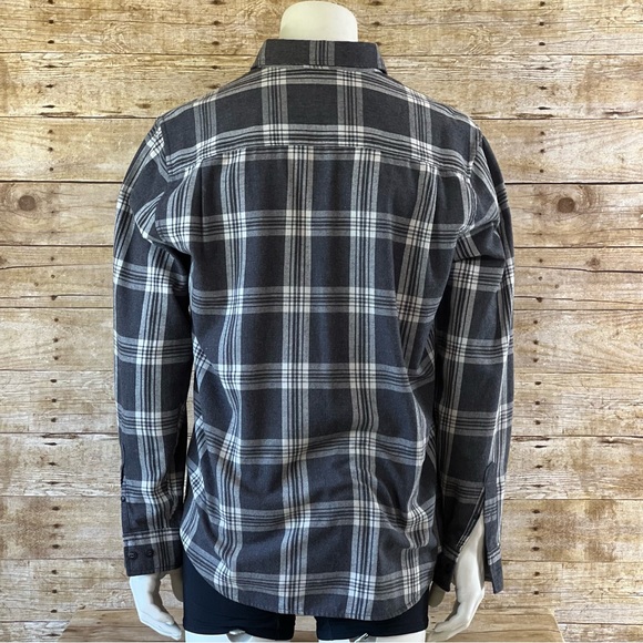 Waterproof Large Mens Shirt Gray Button Down - Picture 4 of 8